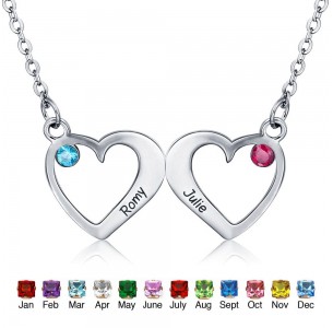 Personalized Birthstone Necklace JEWJONE101326